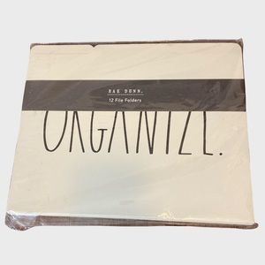NWT Rae Dunn pack of 12 file folders